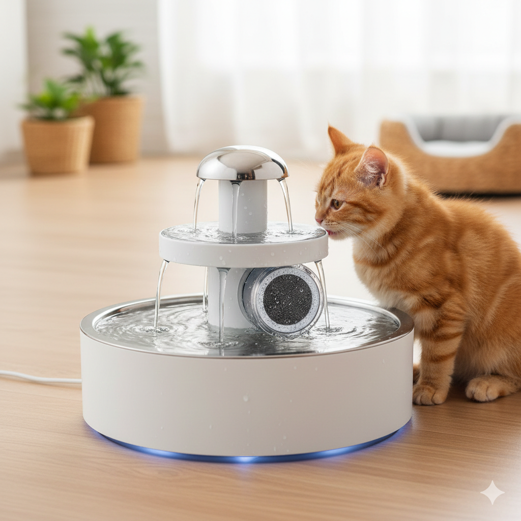 Fonte de Água para Gatos